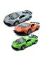 Lamborghini Model Pull and Release Metal Toy Car with Opening Doors K174A29 Gray - 2