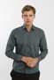 Long Sleeve Snap Fastener Stretch Fabric Koton Men's Shirt Rotation Print - 7