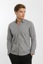 Long Sleeve Snap Fastener Stretch Fabric Koton Men's Shirt Rotation Print