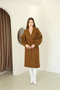 Balloon Sleeve Lined Stamp Coat - 5