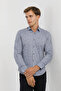 Long Sleeve Snap Fastener Stretch Fabric Koton Men's Shirt Rotation Print - 5