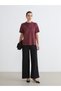 Quality Pieces from Çelebi Store Wide Leg Women's Pants with Waist Cord
