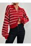 WOMEN'S STRIPED KNITWEAR SWEATER - 6