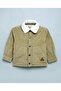 Corduroy Jacket with Button Closure