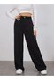 Solid Wide Leg Pants - 4