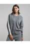 Stripe Detail Hooded Cardigan with Zipper Closure