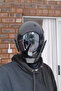 Cyberpunk Full Face Tactical Mask – with Mirror Visor, Premium Detailed (Includes Bandana) - 2