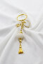 Heart Star Pearl Tassel Small Keychain, Gift Bag Ornament - 4