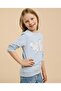 Graphic Print Sweatshirt with Crew Neck and Long Sleeves - 3