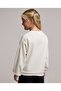 Embellished Sweatshirt with Crew Neck and Long Sleeves - 4