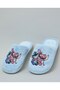 Blue Girl's Stitch Bedroom Slippers - 5