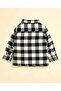 Check Shirt with Classic Collar and Long Sleeves - 2