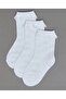 3 Pack Self Patterned Crew Socks