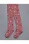 Dusty Pink Girl's 2 Pack Footed Stockings - 3