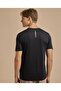 Logo Detail Active T-Shirt with Crew Neck and Short Sleeves - 5