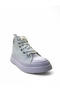 K.903 Linen High-Top Sneakers F.-White - 33 - 2