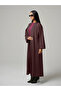 Classic Women's Abaya - Brown - 4