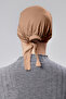 Women's Hijab Lycra Combed Cotton Seamless Non-Slip Plain Laced Bonnet - 5