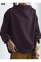 New Season Wide Turtleneck Modal Blouse Women's Long Sleeve Stylish Model - 3