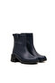Women's Genuine Leather Winter Heeled Zippered Boots - 6