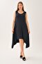 Front Asymmetric Dress (B24-460 00)