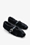 Zayra Women's Buckled Ballerinas - Black - 2