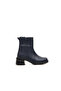 Women's Genuine Leather Winter Heeled Zippered Boots