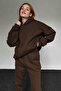 Women's 3-Ply Oversize Cap Hooded Elasticated Tracksuit Set - 2