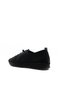 Genuine Leather Black Color Orthopedic Flat Sole Women's Ballet Shoes - 4