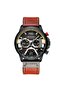 8329 Men's Quartz Leather Chronograph Watch - 2