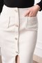 Women's Winter Stone Velora Signature Wool Slit Skirt Stylish Daily Comfortable 6825 - 2