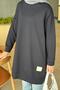 Two-Thread Arma Detailed Sweat Tunic Navy Blue - 3