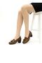 Mira Genuine Leather Comfortable Fit Classic Heeled Casual Shoes - 3