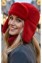 Women's Plush Kalpak Pilot Hat - 2