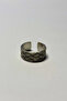 Cross Weave Textured Special Design Masculine Adjustable Men's Ring - 4