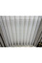 2571 V -105 Rei̇na Silver 1/2.5 Pleated Bamboo Tulle Curtain - 5