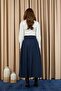 Women's Pleated Belted Skirt 20702 - 4