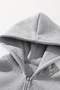 Unisex Oversized Zippered Hooded Sweatpants Jogger - Think Printed Tracksuit Set - 2