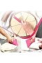 3-Piece Hard Plastic Dough Scraper Set – Pink Dough Scraper and Shaper - 2