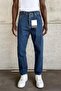 Men's Boyfriend Fit Navy Blue Denim Jean Pants Ke-971 - 4