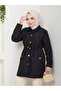 Women's Quilted Jacket Coat with Pockets - 6