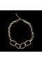 Gold Color Thick Ring Chain Necklace – Stylish Design, Gift Boxed (1 Piece) - 3