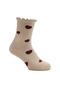 Women's Colorful Patterned Cotton Half Socks 3 Pack - 3
