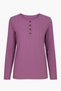 Women's Stretch Fabric Winter Knitwear for Middle-Aged and Older Women Light Purple Mother Combed Cotton Blouse New Season Twisted Pattern - 8