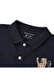 Men's 3D Lion Polo: Slim Fit, Bold Embroidery, Premium Pique - 5
