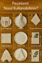 6 Pieces Organic Raw American Serving and Serving Napkin Tableware Presentation Set - 4