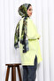Yellow Crew Neck Cold Thread Knitwear Tunic - 4