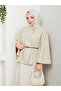 Women's Belted Brooch-Buttoned Cashmere Poncho