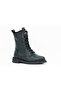 Genuine Leather Rubber Sole Lace-Up/Zipper Women's Boots - Zb0603 - 4