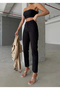 Çnr Boyfriend High Waist Pants Comfort Mom Jeans New Hsn - 2